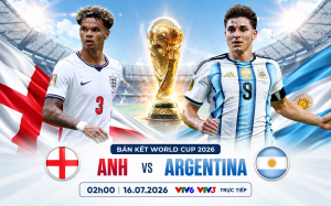 OK9 - Nhận định Anh vs Argentina: Đại chiến bán kết World Cup 2026